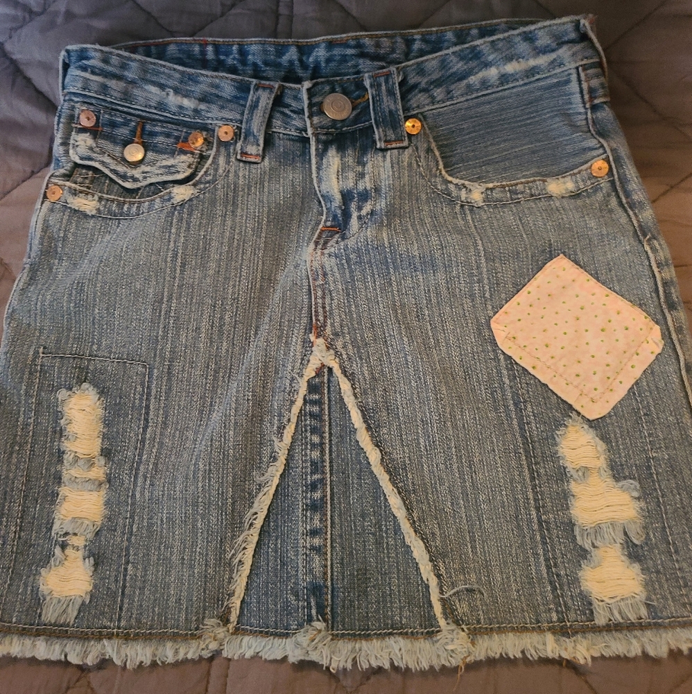 true religion skirt